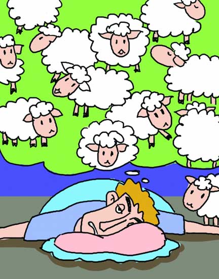 数绵羊睡觉图片搞笑图片