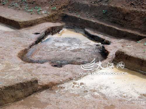 21日,新餘市博物館館長高先生興奮地向媒體講述該市商周遺址發現經過