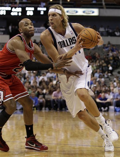 Dallas Mavericks Power Forward Dirk Nowitzki (41) Of Germany, Drives