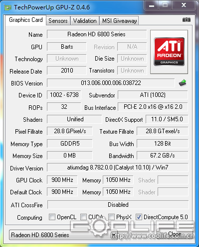 Radeon HD 6870Կ