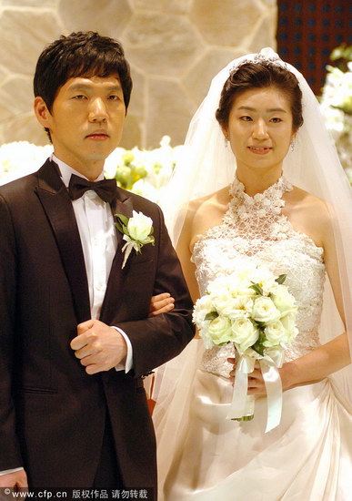 李昌镐与新娘