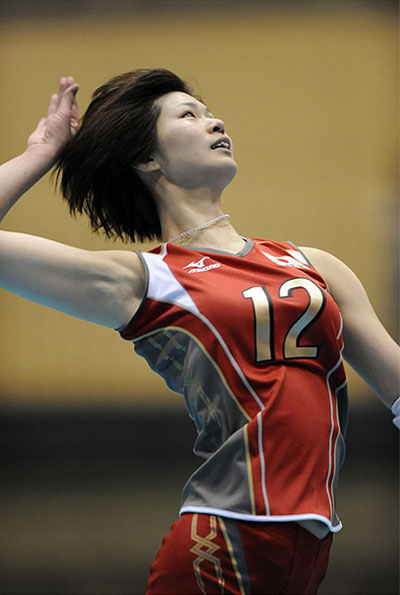 组图:日本女排最纯美少女 木村纱织性感女人花