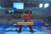 图文：亚运会男子团体体操决赛 中国队获金牌