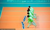 图文：亚运会男排比赛 中国男排3-1巴基斯坦(11)