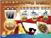 图表：广州亚运中国再创历史 破纪录豪取199金