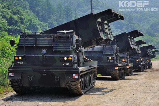 韩国首次在延坪岛部署m270火箭炮及地空导弹