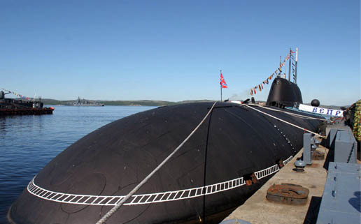 印度首艘国产核潜艇歼敌者号2012年将服役(图)