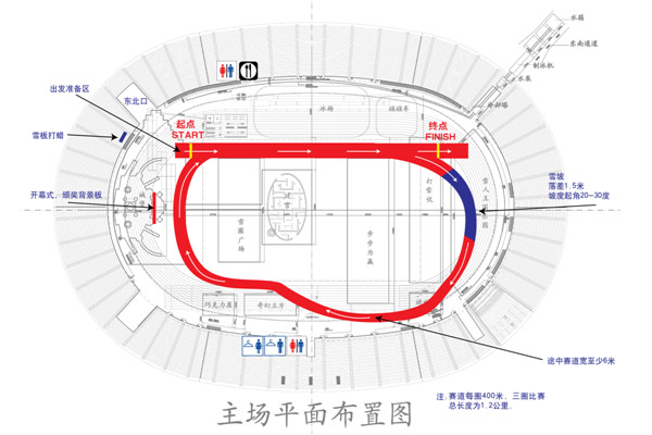 北京奥运会场馆分布图图片