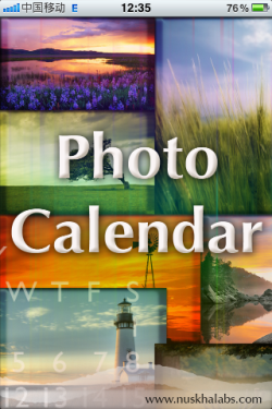 iPhone PhotoCalendar 