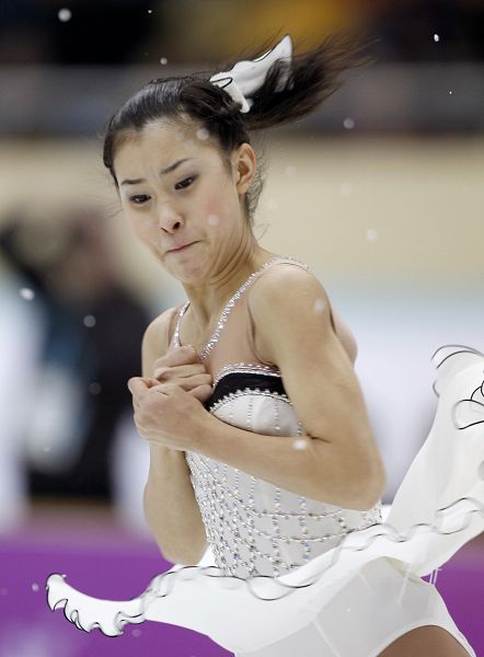 图文:亚冬会花滑女单短节目 村上佳菜子旋转