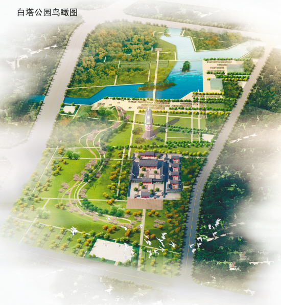 隆昌白塔公园规划图图片