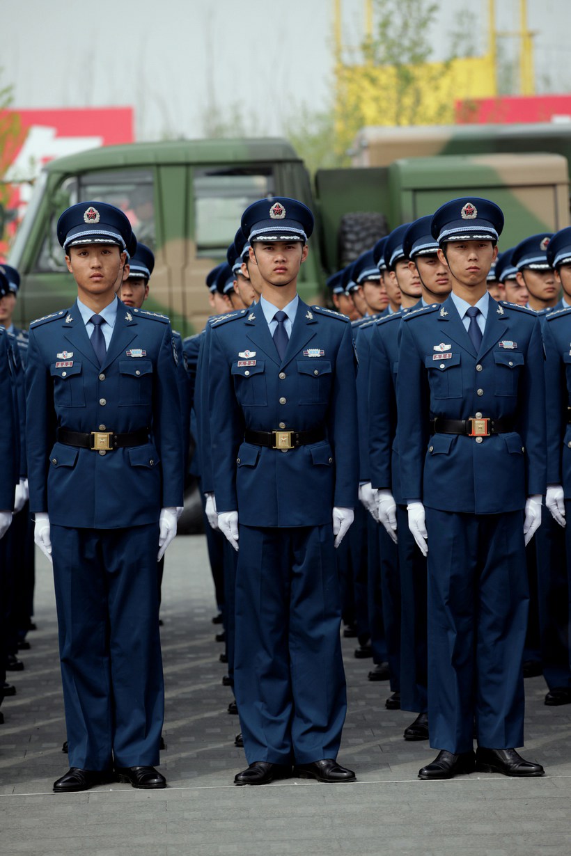 中国空军军装全套照片图片