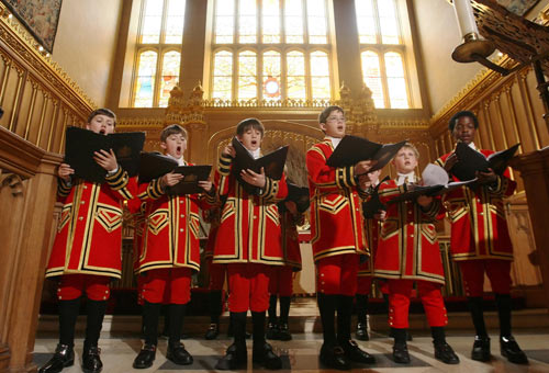 合唱团将在威斯敏斯特教堂婚礼上演出