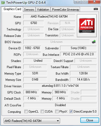ATi Mobility Radeon HD 6470Կ