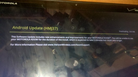 XOOMʼAndroid 3.1 ϸع 