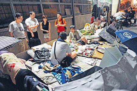 调查显示香港露宿者年轻化 其中一成不足29岁