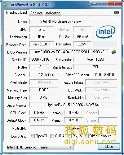 Intel HD Graphics 3000Կ