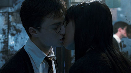 哈利波特和秋张接吻图片