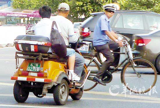 廣州殘疾人車黑市內甩賣 七成車主為健全人(圖)