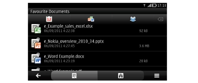 Microsoft Document Connection app for Symbian