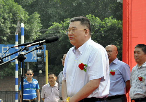 中国四海工程公司重庆有限公司董事长郭超致辞
