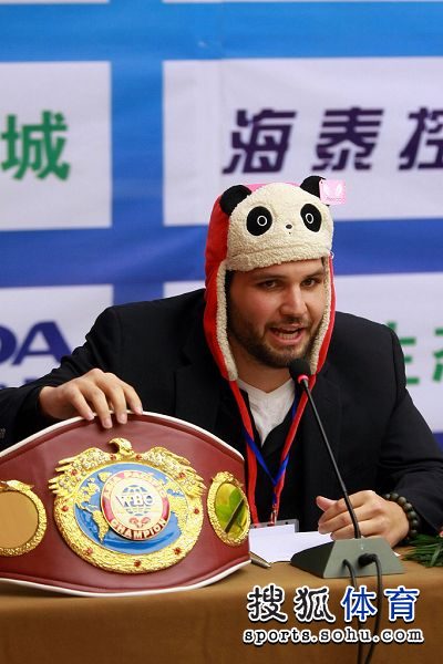 图文天津国际拳击赛发布会wbo名将乔希