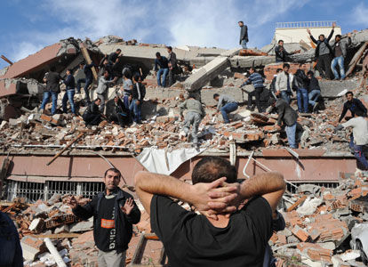 土耳其安纳托利亚通讯社发布的震后照片