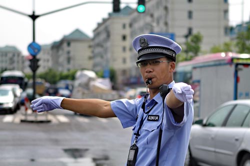 上海交警 警用图片