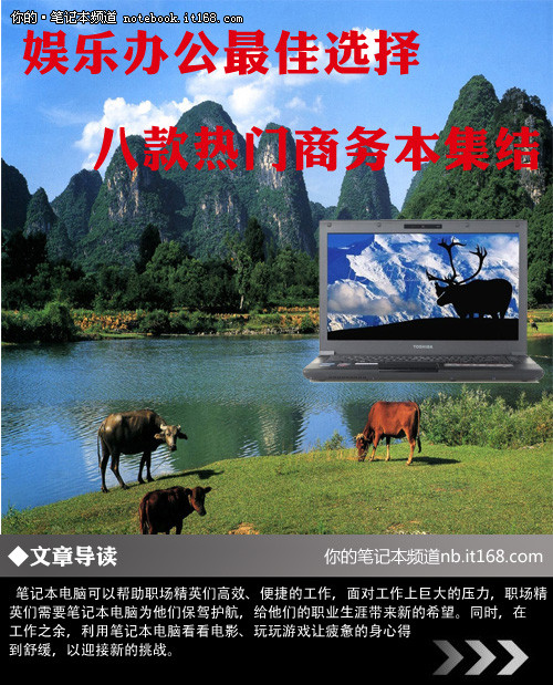 娱乐办公最佳选择 八款热门商务本集结