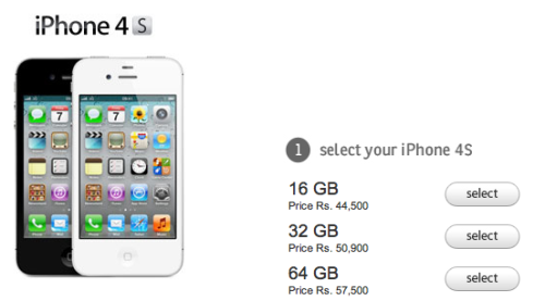 售价高达7000元 iPhone4S在印度上市
