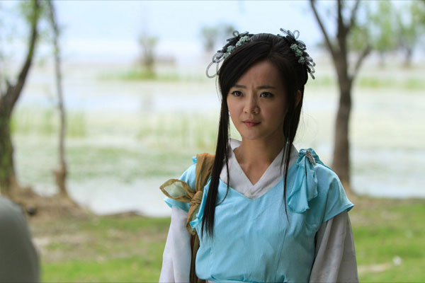 《又见白娘子》中,出演青蛇小青的台湾优质偶像戴君竹首次尝试男装