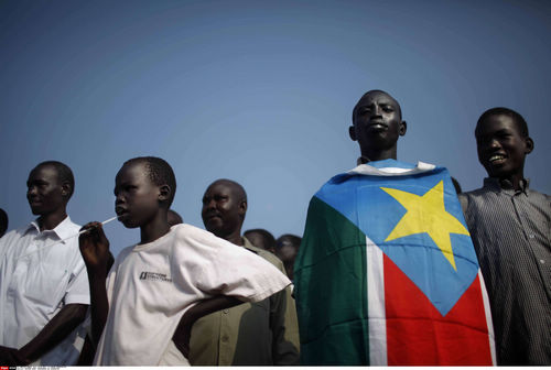 南苏丹宣告独立 联合国接纳新国家