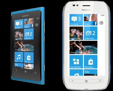 Lumia 800󣩺Lumia 710ң