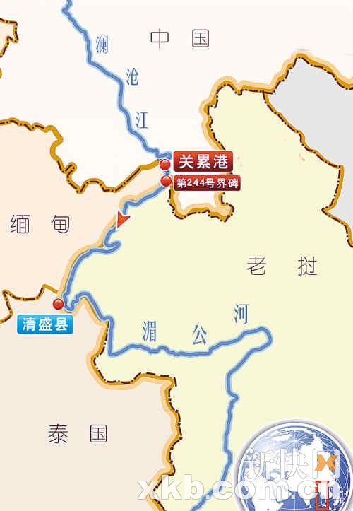 中缅船只湄公河遭火箭弹夜袭 无人员伤亡(组图)