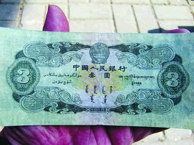 中国三元人民币图片