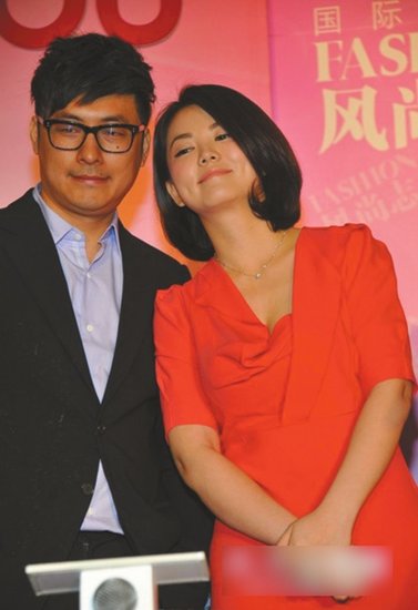 李湘与老公甜蜜蜜