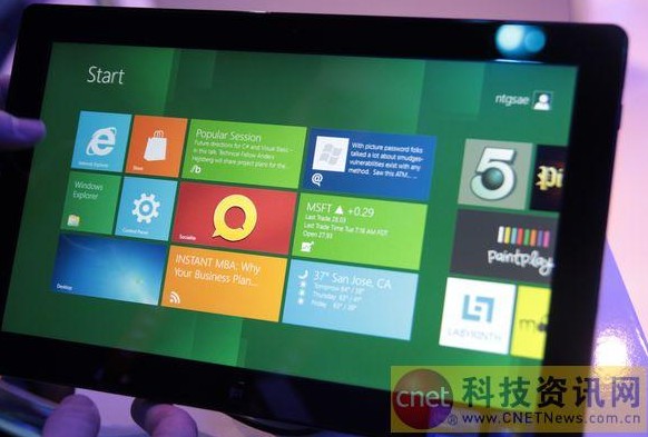 CES 2012ϼ鵽Windows 8ƽԣӢضi5ƽ