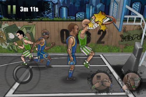 紧张刺激的2v2 android游戏街头篮球