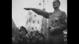 纳粹敬礼手势图片