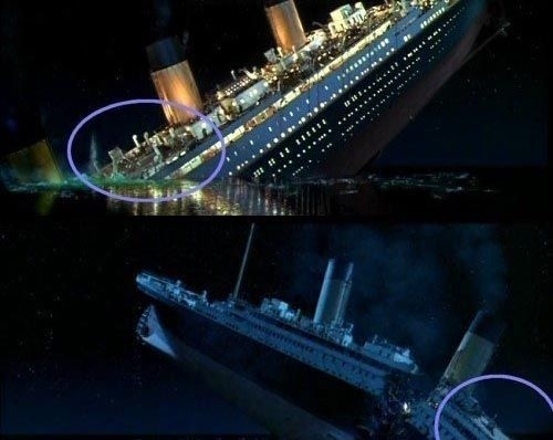 泰坦尼克号断裂图片图片