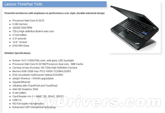 ThinkPad T430أ6GBڴIVB