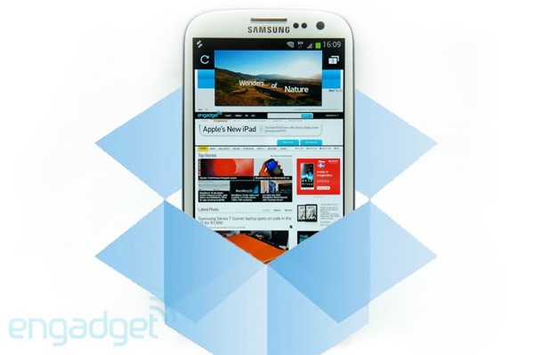 ǽ Galaxy S III ûṩ 50GB  Dropbox ռ