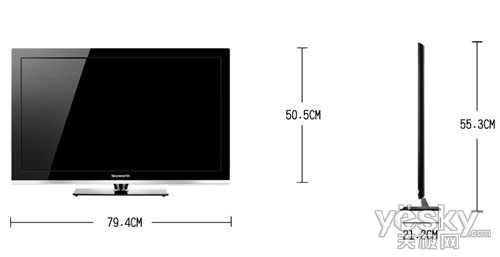 32寸电视长宽多少图片