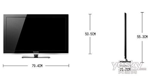 创维32e7brd液晶电视的尺寸大小