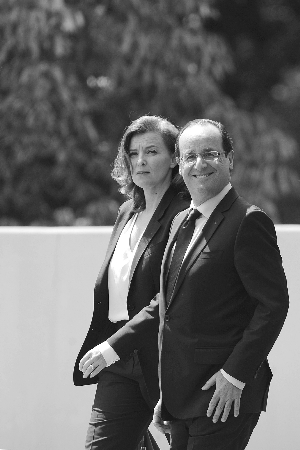法国总统奥朗德和女友瓦莱丽