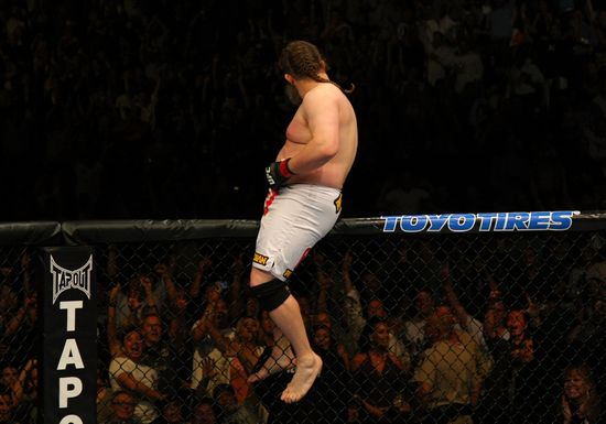 图文ufc146期精彩图集尼尔森庆祝胜利