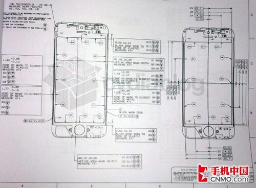 苹果iphone 5设计图曝光