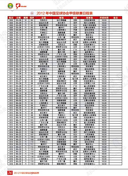 中甲足球赛程(中甲足球赛程时间表)