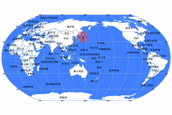 日本地图经纬度图示图片
