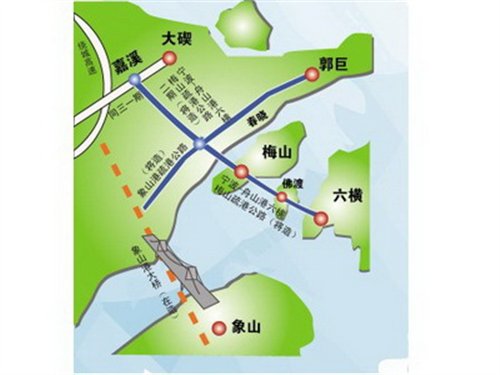 舟山大桥规划图片